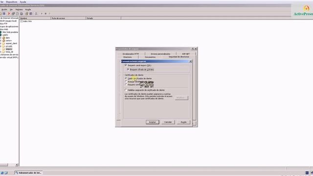 Windows Server 2003 - Instalar una entidad certificadora (6/7). Conexión segura HTTPS смотреть онлайн