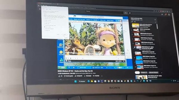 BSOD Windows XP VM Masha And The Bear Part 32 Has BSOD