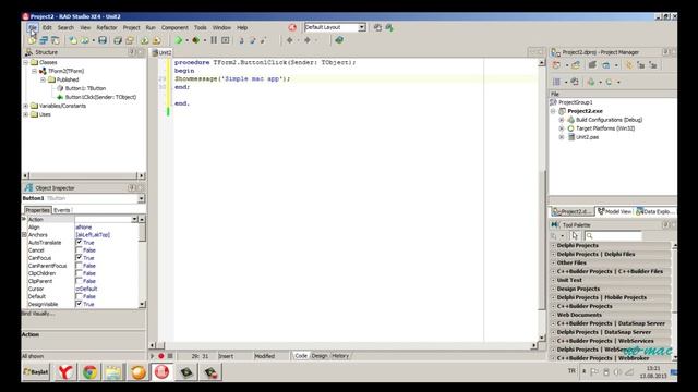 How to build mac app on windows ? Rad Studio - Delphi смотреть онлайн