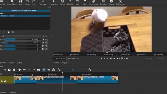 Shotcut Smooth Zoom | Shotcut Zoom (keyframes) | Shotcut Video Editor Tutorial