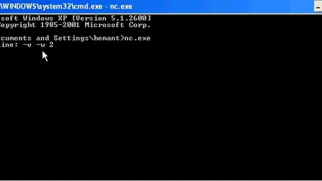 port scanning with netcat смотреть онлайн