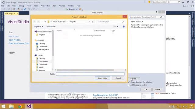 C# Tutorial : How to Download and Install Visual Studio 2015 Enterprise on Windows 10 | FoxLearn смотреть онлайн