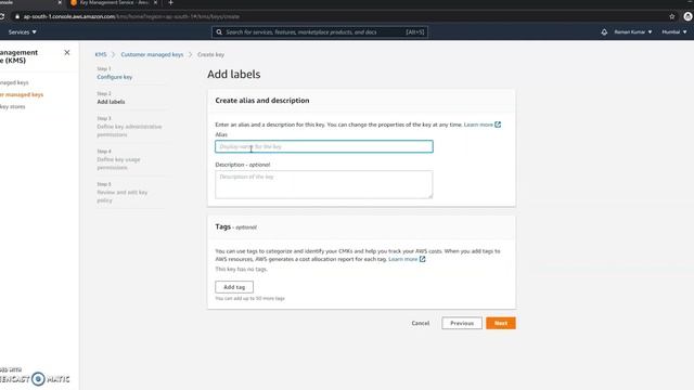 Generate & Manage AWS Encryption Key - AWS Key Management Service (KMS) Symmetric key смотреть онлайн