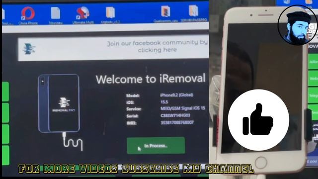 WINDOWS iOS15 Hello Screen iCloud Bypass With Sim Call | iCloud Bypass with full network | смотреть онлайн
