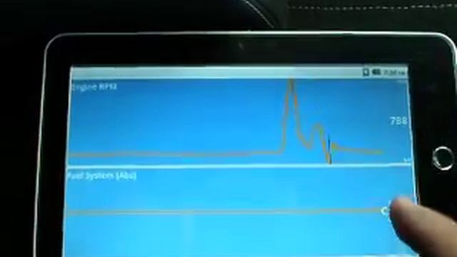 OBDKey OBD Bluetooth Adapter and Android Tablet Demonstration смотреть онлайн