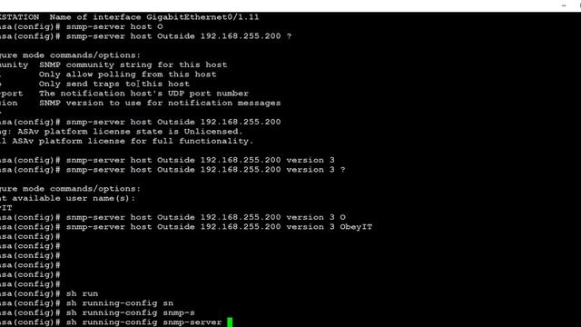 How to Configure SNMP v3 on Cisco ASA Firewall смотреть онлайн