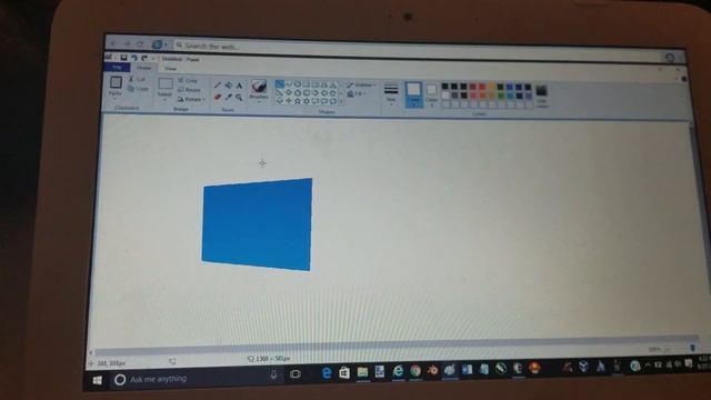 Drawing the Windows 10 logo in Microsoft Paint on Windows 10 смотреть онлайн