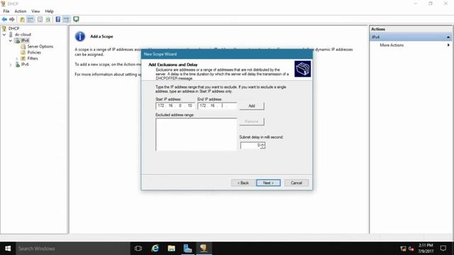 Step by Step Deploy DHCP Services in Windows Server 2016 смотреть онлайн