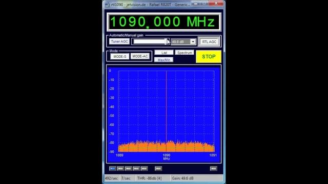 RTL1090 ADS-B Decoder for Windows Demo смотреть онлайн