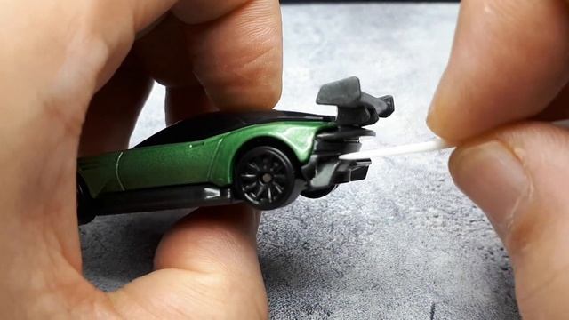 Aston Martin Vulcan by Hot Wheels with 3D printed wheels , diecast car model review custom смотреть онлайн