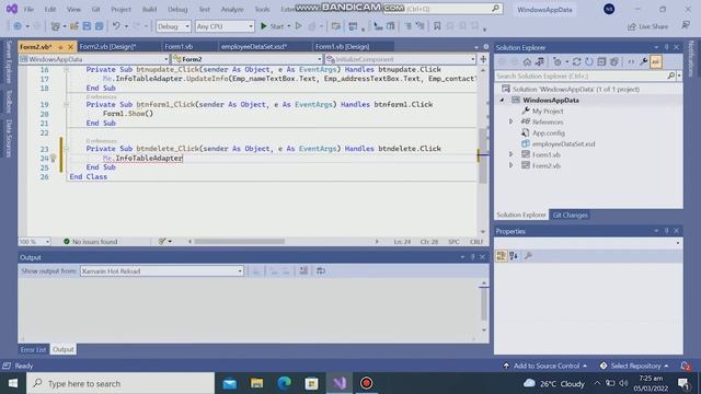 Using customized CRUD operation windows app "delete" in vb.net 6 vs2022 (part 11): for beginner смотреть онлайн