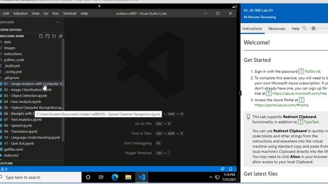 Image Analysis using Computer Vision Services| AI-900-Lab 1|microsoft azure| смотреть онлайн