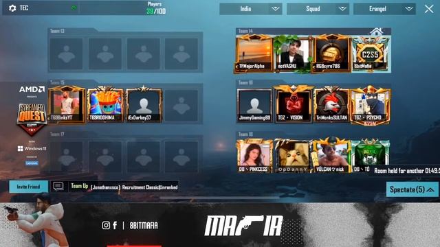 BGMI | AMD Presents Streamer Quest with Windows 11 powered by Lenovo | DAY 3 смотреть онлайн