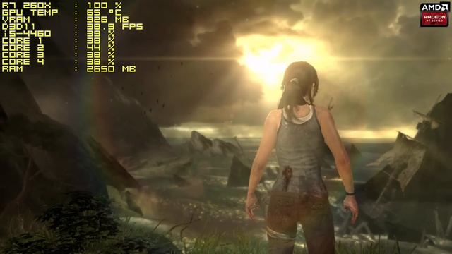 Tomb Raider - AMD RADEON R7 260X [BENCHMARK] смотреть онлайн
