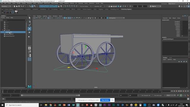 Rigging Gerobak Di Maya Menggunakan Set Driven Key смотреть онлайн