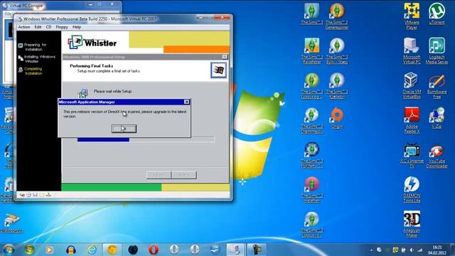 OS: Installation Of Windows Whistler Professional Beta Build 2250 смотреть онлайн
