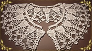 Ажурный воротничок крючком. (автор Виорика)