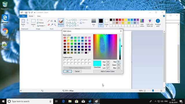 Change Window Background Color - Windows 10 [Tutorial] смотреть онлайн