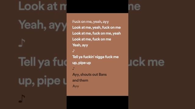 XXXTENTACION - look at me! (Lyrics spotify version) смотреть онлайн