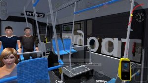 Поездка на электробусе КамАЗ 6282 с информатором. Proton bus simulator