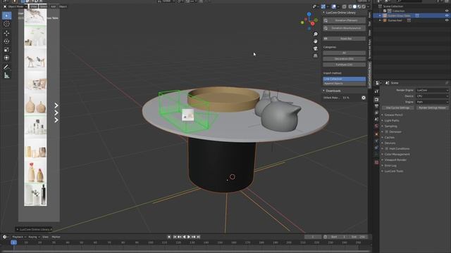 Blender 2.8 Luxcore Online Library Tutorial смотреть онлайн