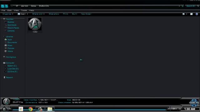 Star Trek Windows 7 theme смотреть онлайн