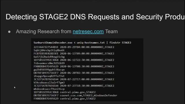 SUNBURST SolarWinds Hunting - Malware Internals , Backdoor Stages, DGA Analysis and RECON смотреть онлайн