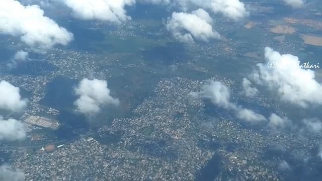 Breathtaking Aerial View of Tamil Nadu from Plane Window | Air India Flight Flying over Tamil Nadu смотреть онлайн