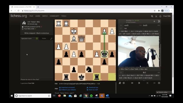 How To Win With The Black Lion Opening - New Technique смотреть онлайн