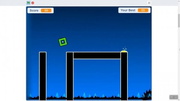 Geometry Dash Subzero - Press Start 100% [GD] [All Coins] [Scratch]