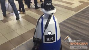 Рекламный робот для Tele2 г. Томск