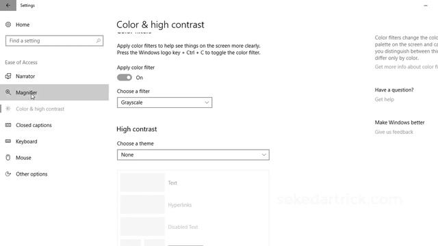 How To Use Color Filter On Windows 10 Fall Creators Update смотреть онлайн