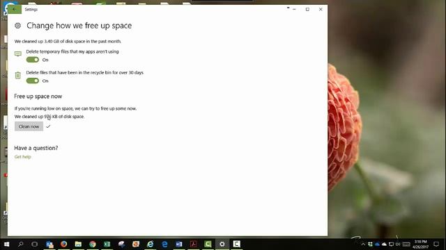 Use Clean Disk App or Use Windows 10 System Settings смотреть онлайн