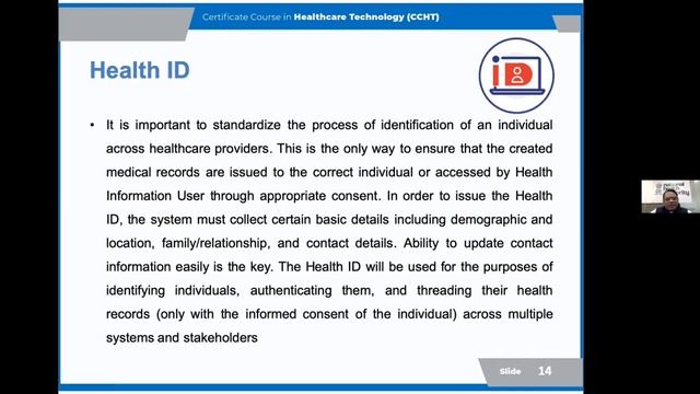National Digital Health Mission - Certificate Course in Healthcare Technology (CCHT) смотреть онлайн
