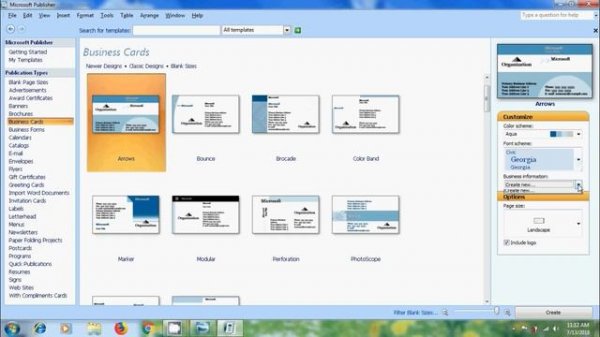 Microsoft Publisher 2007 - how to make a publication in publisher 2007