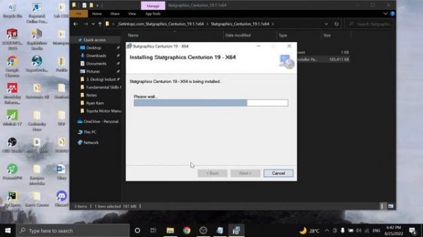 Tutorial Install Software Statgraphics