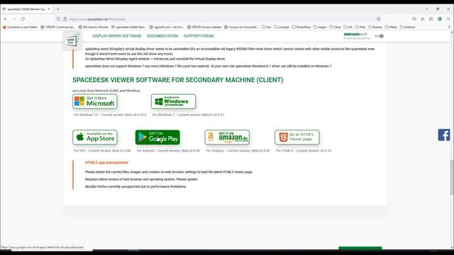 Spacedesk aplicación gratuita para convertir dispositivos en un monitor secundario - Tutorial смотреть онлайн