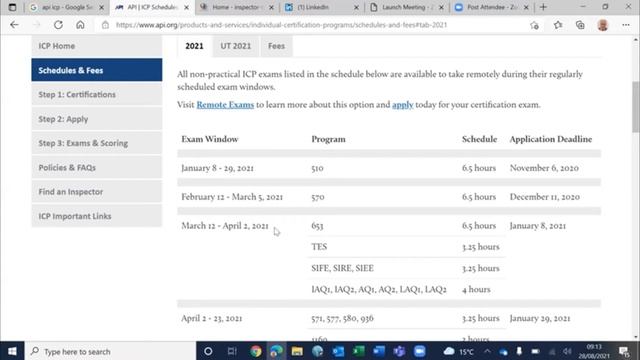 API 653 Storage Tank Inspector Exam windows 2021 ( Part 2) смотреть онлайн