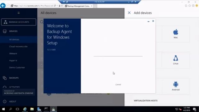 How to install and register acronis windows server agent | Dataguard MEA смотреть онлайн