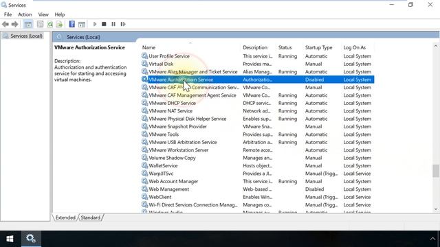 How To Fix The VMware Workstation Failed To Start The VMware Authorization Service Error