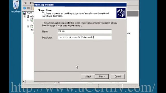 How to set up a DHCPv4 scope in Windows 2008 Serer -uCertify смотреть онлайн