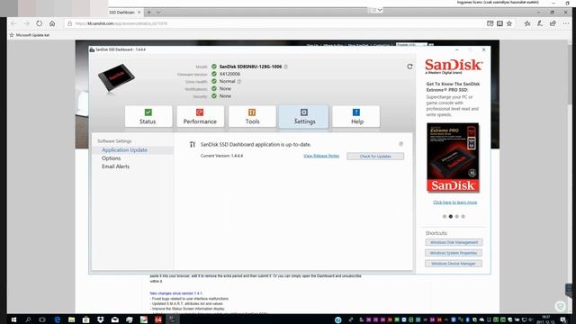 SanDisk SD8SN8U 128G 1006 - SanDisk SSD Dashboard