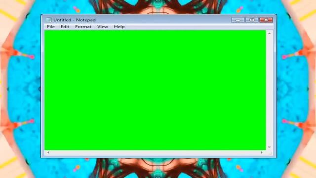 Windows Green Screen W/ Kaleidoscope Background Inspired By Adelaine Morin смотреть онлайн