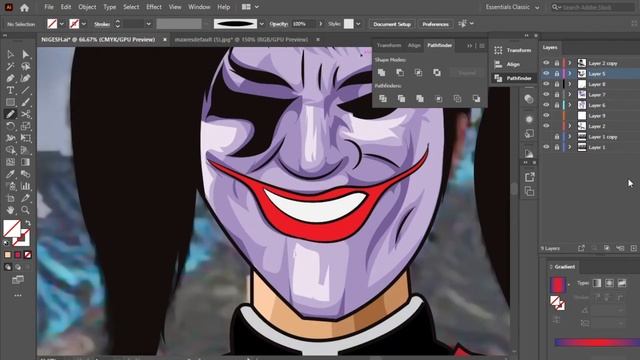 How To Create a Vector eSports Logo Design in Illustrator | Speed Art | Vector Art | Paid Work смотреть онлайн
