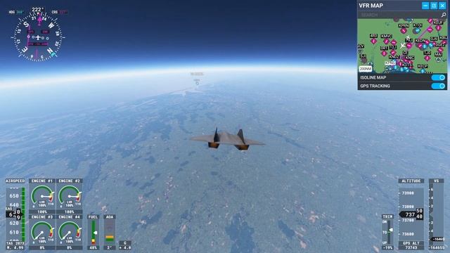 MSFS 2020 Darkstar from New York to Pensacola смотреть онлайн