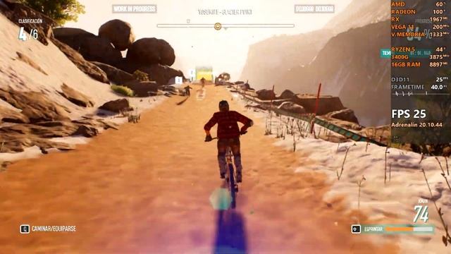 Riders Republic (Beta) | Ryzen 5 3400G | Gráficos Vega 11 | 8GB Single | 16GB Dual (2666 MHz) смотреть онлайн