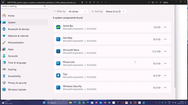 Windows 11 23H2 Might separate core apps or components from the app list смотреть онлайн