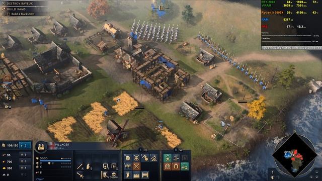 Age of Empires IV Benchmark | RTX 2060 + Ryzen 5 2600X | 1080p смотреть онлайн