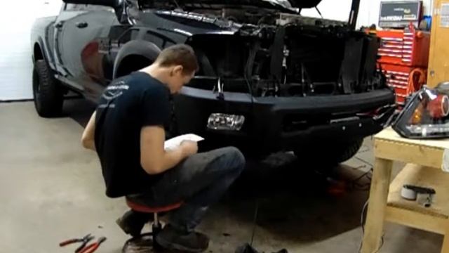Headlight Build on 2017 Dodge Ram 2500 Power Wagon смотреть онлайн