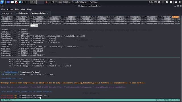 HackTheBox - Driver (SpeedRun / Walkthrough) смотреть онлайн